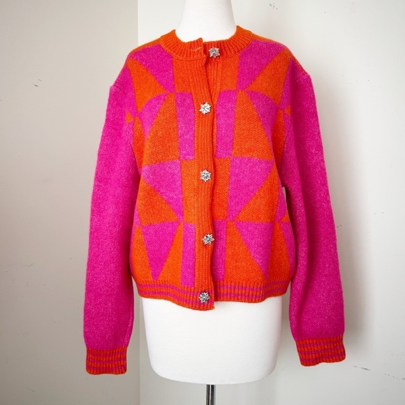 Mango Geometric Cardigan - Picture 12 of 16